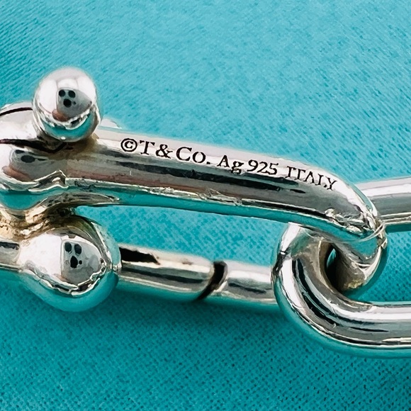 Tiffany Graduated Hardware Link Necklace - Picture 7 of 8